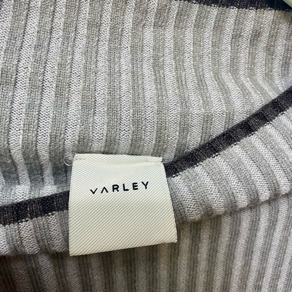 Varley Hagen Ribbed Mock-Neck Sweater, Large - Picture 6 of 7